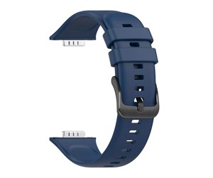 Smartklokke - Tilbehør - FIXED Silicone Strap for Huawei Watch FIT2 Blue - FIXSSTB-1055-BL