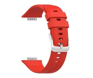 Smartklokke - Tilbehør - FIXED Silicone Strap for Huawei Watch FIT2 Red - FIXSSTB-1055-RD