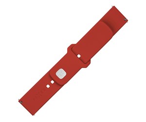 Smartklokke - Tilbehør - FIXED Silicone Strap Smartwatch Universal 20 mm Red - FIXSST2-20MM-RD