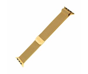 Smartklokke - Tilbehør - FIXED Mesh Strap for Apple Watch 42/44/45/49mm Gold - FIXMEST-434-GD