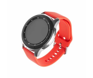 Smartklokke - Tilbehør - FIXED Silicone Strap for Smartwatch Universal 22 mm Red - FIXSST-22MM-RD