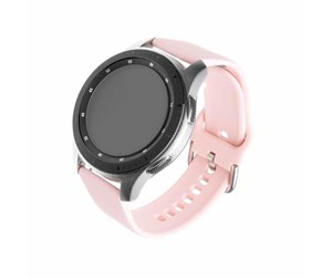 Smartklokke - Tilbehør - FIXED Silicone Strap for Smartwatch Universal 22 mm Pink - FIXSST-22MM-PI