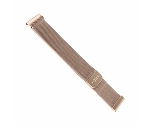 Smartklokke - Tilbehør - FIXED Mesh Strap for Smartwatch Universal 20mm Rose Gold - FIXMEST-20MM-RG