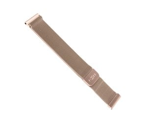 Smartklokke - Tilbehør - FIXED Mesh Strap for Smartwatch Universal 22mm Rose Gold - FIXMEST-22MM-RG