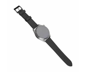 Smartklokke - Tilbehør - FIXED Leather Strap for Smartwatch Universal 22 mm Black - FIXLST-22MM-BK