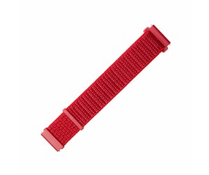 Smartklokke - Tilbehør - FIXED Nylon Strap for Smartwatch Universal 20 mm Red - FIXNST-20MM-RD