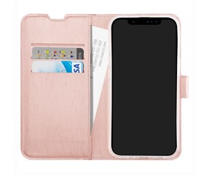 Mobil - Deksel og etui - Vivanco Classic Wallet iPhone 15 Plus Rose Gold - 4008928639162