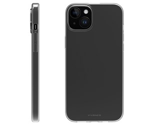 Mobil - Deksel og etui - Vivanco Slim TPU Cover iPhone 15/14 Plus Clear - 4008928639148