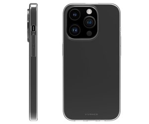 Mobil - Deksel og etui - Vivanco Slim TPU Cover iPhone 15 Pro Clear - 4008928639032