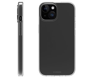 Mobil - Deksel og etui - Vivanco Slim TPU Cover iPhone 15/14/13 Clear - 4008928638929