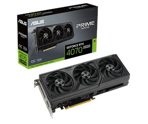 Grafikkort - ASUS GeForce RTX 4070 SUPER Prime OC - 12GB GDDR6X RAM - Grafikkort - 90YV0KC6-M0NA00