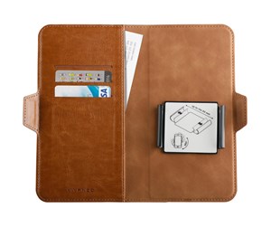 Mobil - Deksel og etui - Vivanco Universal XL 3-card Wallet Case Brown - 4008928623680