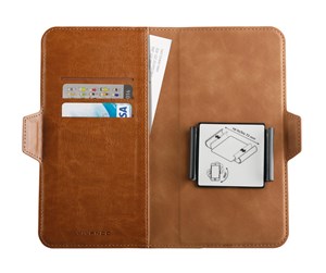 Mobil - Deksel og etui - Vivanco Universal L 3-card Wallet Case Brown - 4008928623710