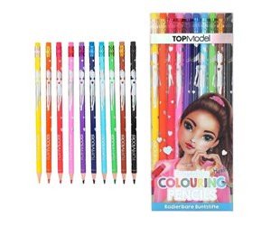 Kreative leker - Depesche TOPModel - Erasable Colouring Pencils - 0412219