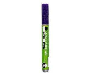 Kreative leker - Creativ Company Glass and Porcelain Pen Glitter Semi-Opaque - Violet - 31305