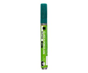 Kreative leker - Creativ Company Glass and Porcelain Pen Glitter Semi-Opaque - Dark Green - 31309