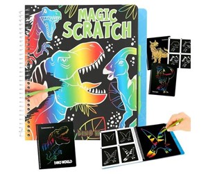 Kreative leker - Depesche Dino World - Magic Scratch Book - 0412732