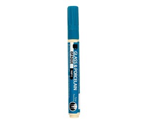 Kreative leker - Creativ Company Glass and Porcelain Pen Opaque - Turquoise - 31323