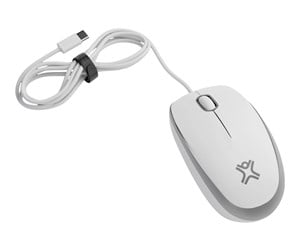 Mus - XtremeMac - mouse - USB-C - white & silver - Mus - Optisk - Hvit - XWH-WMO-83