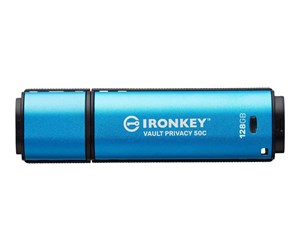 Minnepenn - Kingston IronKey Vault Privacy 50 Series - USB flash drive - 128 GB - TAA Compliant - 128GB - Minnepenn - IKVP50C/128GB