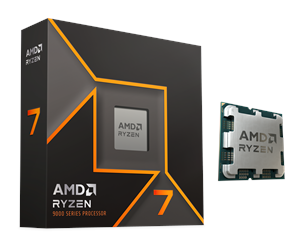 Prosessor/CPU - AMD Ryzen 7 9700X Prosessor/CPU - 8 kjerner - 3.8 GHz - AMD AM5 - AMD Boks (uten kjøler) - 100-100001404WOF