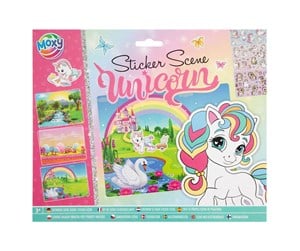 Kreative leker - Grafix Design your own Sticker Scene - Unicorn - 100084