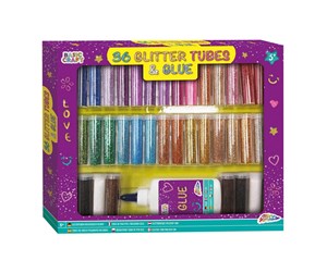 Hobbyartikler - Creative Craft Group Glitter set Deluxe Set 37 pieces. - 100041