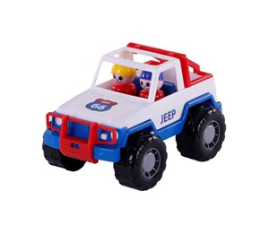 Leketøysbil - Cavallino Toys Cavallino Jeep with 2 play figures - 3510TY01