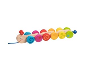 Babyleker - Goki Wooden Pull Animal Caterpillar - 54899