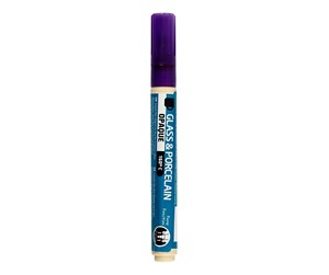 Kreative leker - Creativ Company Glass and Porcelain Pen Opaque - Purple - 31328