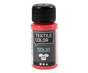 Kreative leker - Creativ Company Textile Color Opaque Textile Paint - Red 50ml - 34216