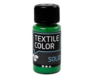 Kreative leker - Creativ Company Textile Color Opaque Textile Paint - Brilliant Green 50ml - 34220