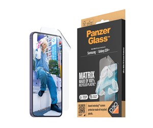 Mobil - Beskyttelsesglass - PanzerGlass MATRIX Screen Protector with D3O Samsung Galaxy S24 Plus | Ultra-Wide Fit w. AlignerKit - PANZER7354