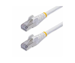 Nettverkskabel - 1m White CAT8 Ethernet Cable Snagless S/FTP 25G/40G - patch cable - 1 m - white - NLWH-1M-CAT8-PATCH