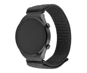 Smartklokke - Tilbehør - FIXED Nylon Strap for Smartwatch Univ. 20 mm Dark Grey - FIXNST2-20MM-GR