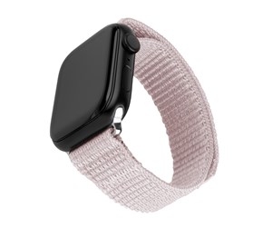 Smartklokke - Tilbehør - FIXED Nylon Strap for Apple Watch 42/44/45mm Rose Gold - FIXNST2-434-ROGD