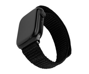 Smartklokke - Tilbehør - FIXED Nylon Strap for Apple Watch 38/40/41mm Black - FIXNST2-436-BK