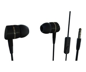 Hodetelefoner - Vivanco In-Ear Plugin Smartphone Headset Black - 4008928380095