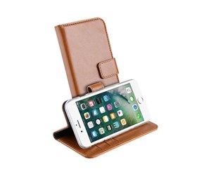 Mobil - Deksel og etui - Vivanco Classic Wallet iPhone SE/8/7/6S Brown - 4008928386813