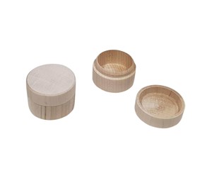 Barnerom - Playwood Box Round Beech Wood - sl042a