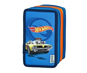 Skole - Undercover 3-Compartment Filled Pencil Case Hot Wheels - HWES0421