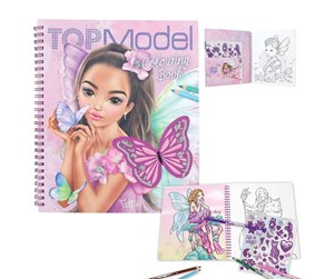 Kreative leker - Depesche TOPModel Colouring Book With Sequins FAIRY LOVE - 0412976