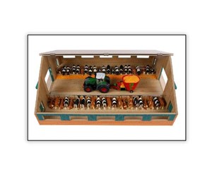 Dukker, Bamser & Utstyr - Kids Globe Running stable Wood 1:32 - 610540