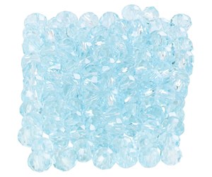 Kreative leker - Creativ Company Faceted Beads Sea Blue 100pcs. - 61663