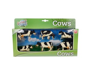 Figurer - Kids Globe Cows 1:32 6 pcs. - 570009