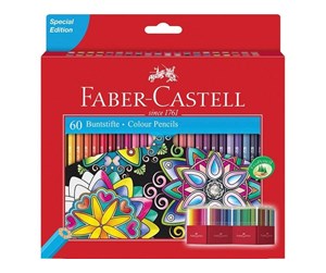 Skrive- & Tegneverktøy - Faber Castell Castle Colored pencils box of 60 pcs - 111260