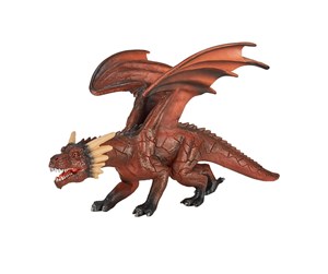 Figurer - Mojo Fantasy Fire Dragon with Moving Jaw - 387253 - 387253