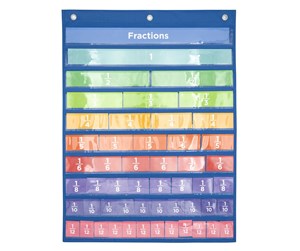 Lek & Lær - Achoka Fractions Wall Chart with 52 Cards - 30583