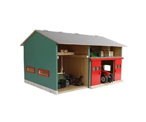 Dukker, Bamser & Utstyr - Kids Globe Agricultural Shed with Storage 1:32 - 610816