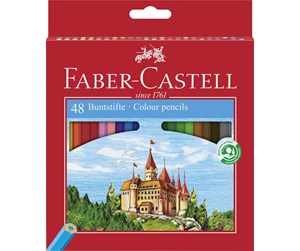 Skrive- & Tegneverktøy - Faber Castell - Colour pencil Castle (48 pcs) - 120148